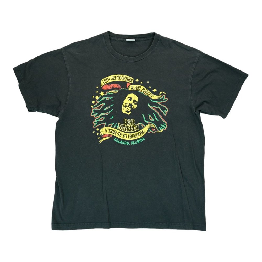 Vintage Bob Marley T Shirt Universal Studios A‎ Tribute to Freedom Orlando Large